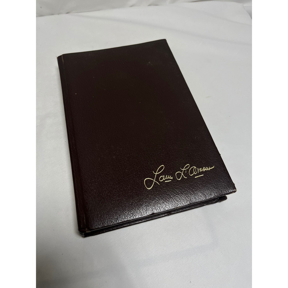 Flint Louis L'Amour Collection Bantam Books Brown Faux Leather Hardcover Western